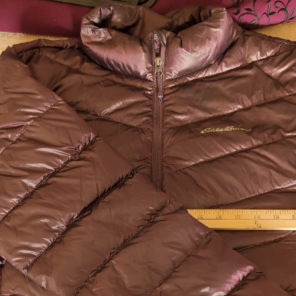 Eddie Bauer Chocolate Quilted Jacket